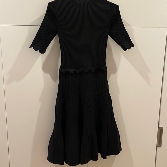 shimmering black dress Jemira Strapless Shimmer Mini Dress | Black | Womens